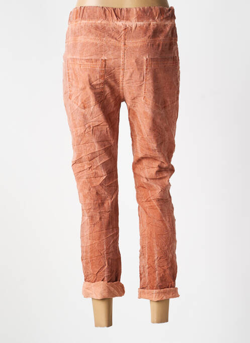 Pantalon slim talie elastică mărime normală portocaliu CARLA GIANNINI femme