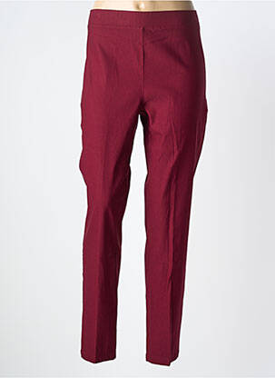Pantalon slim talie elastică mărime normală violet SOPHIA femeie
