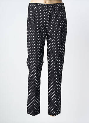Pantalon slim talie elastică mărime normală negru SOPHIA femeie