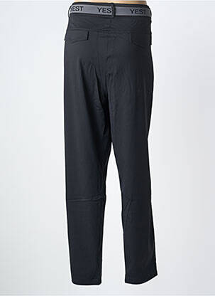 Pantalon slim talie elastică mărime normală negru YEST femeie