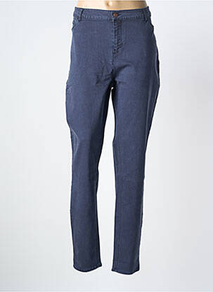Pantalon slim elasticitate mărime normală albastru YEST femeie