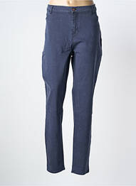 Pantalon slim elasticitate mărime normală albastru YEST femme
