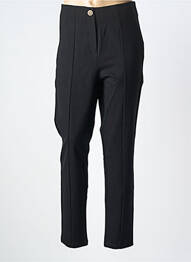 Pantalon slim talie elastică mărime normală negru YESTA femme