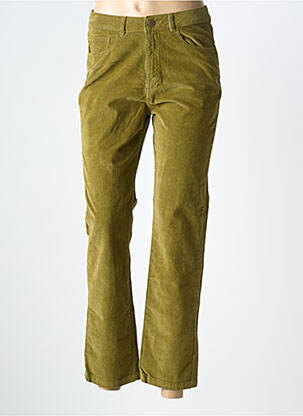 Pantalon 7/8 elasticitate mărime normală verde NICE THINGS femme