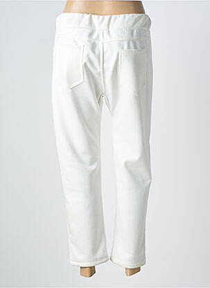 Pantalon 7/8 elasticitate mărime normală alb APRIL VINTAGE femeie