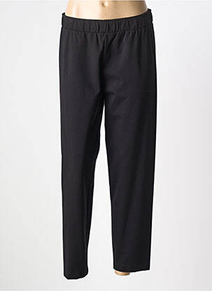 Pantalon drept elasticitate mărime normală negru MAT FASHION femeie