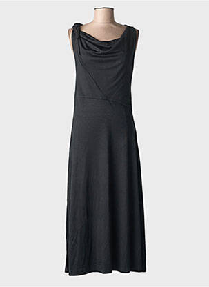 Rochie midi mâneci scurte mâneci scurte negru NICE THINGS femeie