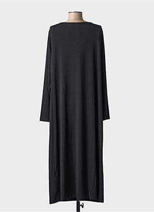 Rochie lungă mâneci lungi mâneci lungi negru MAT. femeie