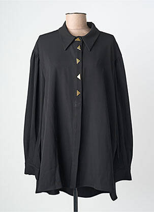 Cămașă croială fluidă mâneci lungi negru MAT. femme