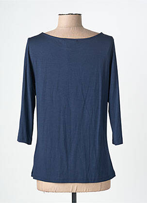 Tricou mâneci lungi mâneci lungi albastru CRAZY WOOL femeie