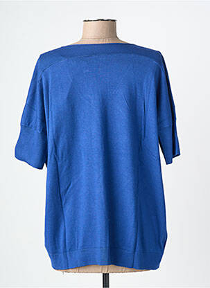 Tricou elasticitate mâneci scurte albastru ZILCH femeie