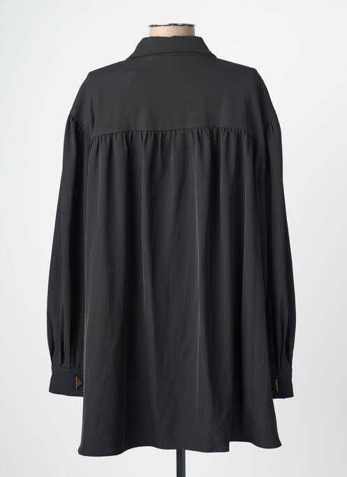 Cămașă croială fluidă mâneci lungi negru MAT. femme