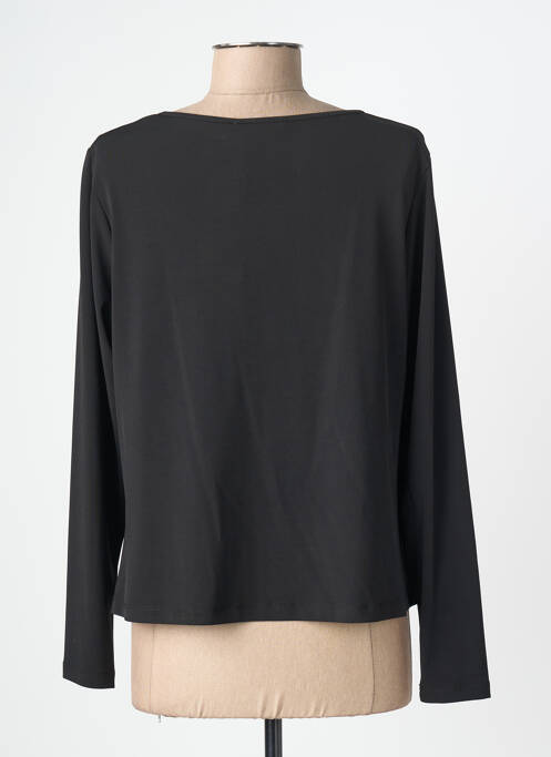 Top elasticitate mâneci lungi negru MAT. femme