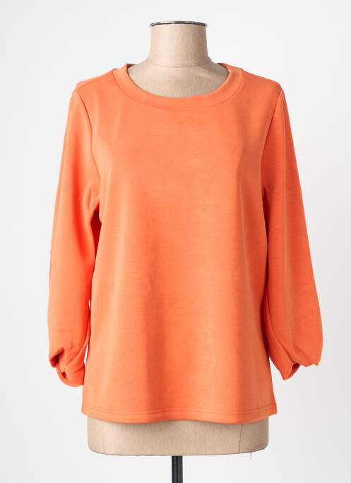 Hanorac elasticitate mâneci lungi portocaliu ESQUALO femme