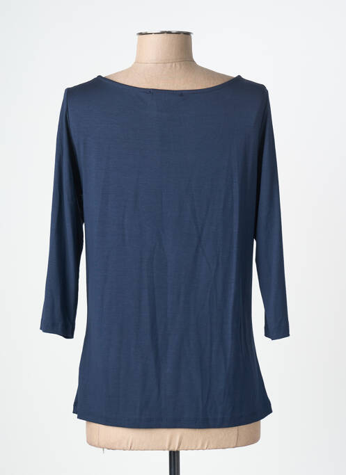 Tricou mâneci lungi mâneci lungi albastru CRAZY WOOL femme