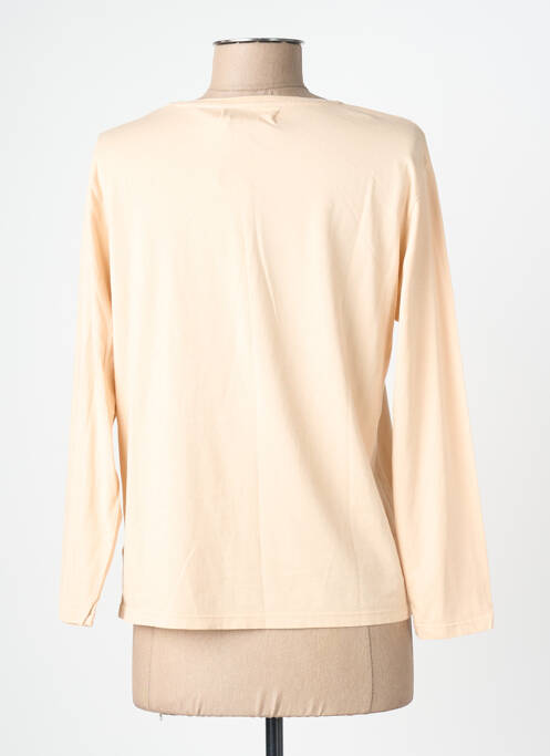 Tricou imprimeu fantezie mâneci lungi bej NICE THINGS femme