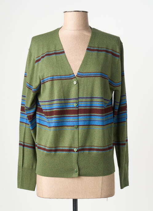 Vestă cu mâneci lungi elasticitate verde NICE THINGS femme