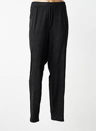 Pantalon slim talie elastică mărime normală negru YESTA femme