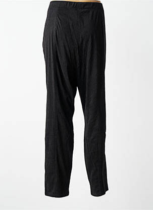 Pantalon slim talie elastică mărime normală negru YESTA femeie