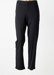 Pantalon slim talie elastică mărime normală negru AN II VITO femeie