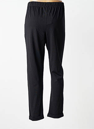 Pantalon slim talie elastică mărime normală negru AN II VITO femeie