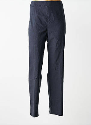 Pantalon slim talie elastică mărime normală albastru SOPHIA femeie