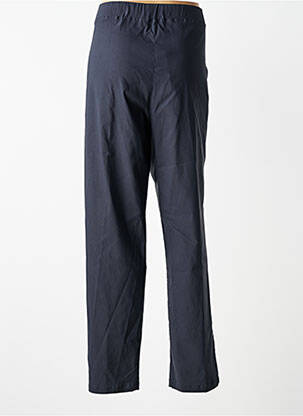 Pantalon slim talie elastică mărime normală albastru SOPHIA femeie