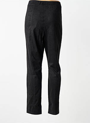 Pantalon slim talie elastică mărime normală negru YESTA femeie
