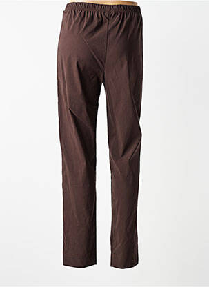 Pantalon slim talie elastică mărime normală maro OLIVER JUNG femeie