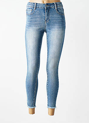 Blugi skinny elasticitate albastru WATER JEANS femeie