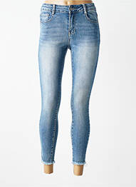 Blugi skinny elasticitate albastru WATER JEANS femeie