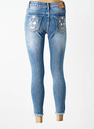 Blugi skinny elasticitate albastru WATER JEANS femeie