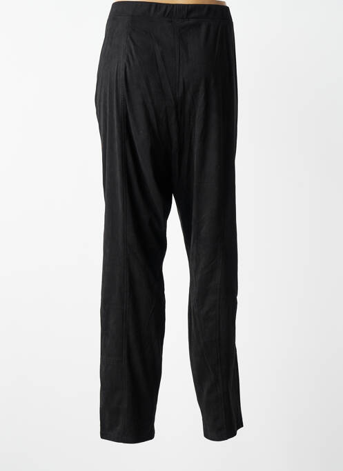 Pantalon slim talie elastică mărime normală negru YESTA femme