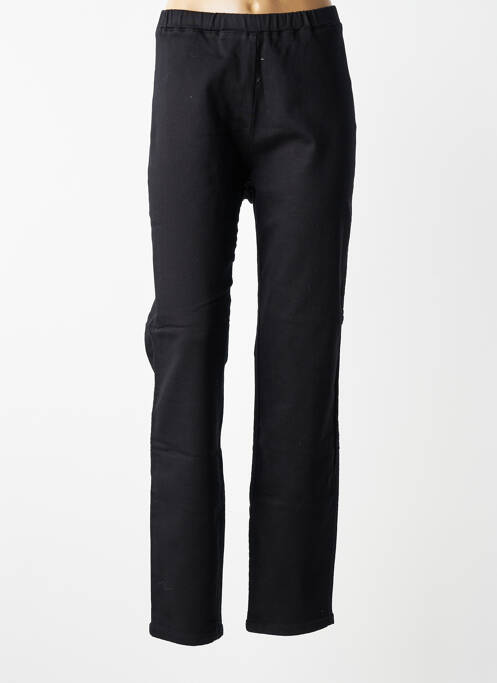Pantalon slim talie elastică mărime normală negru MASAI femme