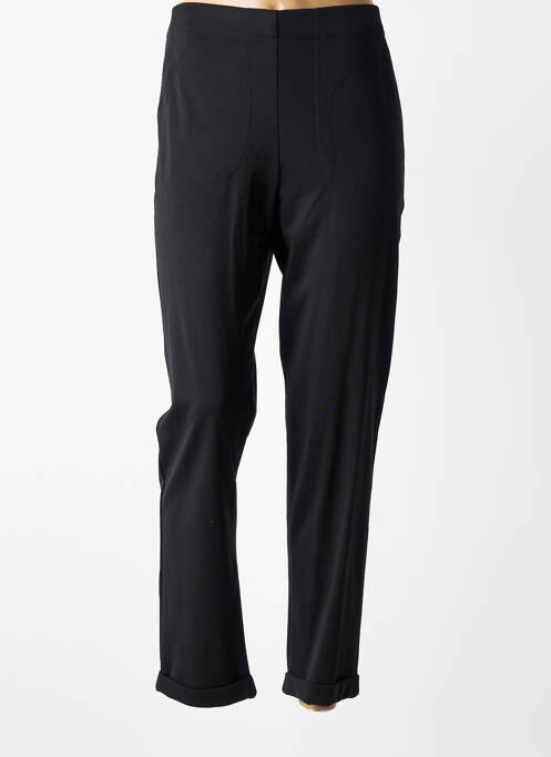 Pantalon slim talie elastică mărime normală negru AN II VITO femme