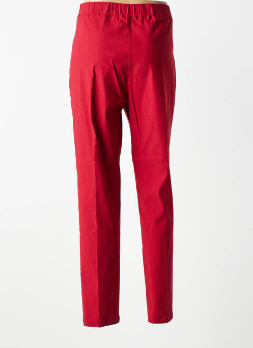 Pantalon slim talie elastică mărime normală roșu SOPHIA femme