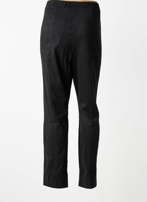 Pantalon slim talie elastică mărime normală negru YESTA femme