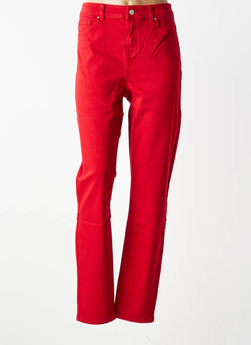 Blugi cu croială slim elasticitate mărime normală roșu YESTA femme