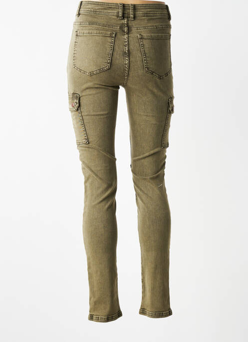 Pantalon cargo talie joasă talie joasă verde YEST femme