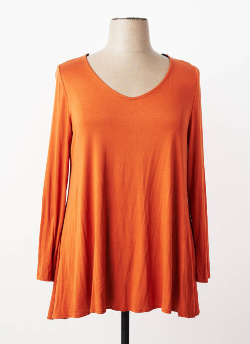 Tricou mâneci lungi mâneci lungi portocaliu AN II VITO femme