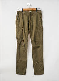 Pantalon chino elasticitate mărime normală verde DAYTONA bărbat