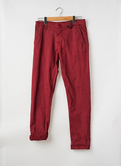 Pantalon chino elasticitate mărime normală roșu DAYTONA homme