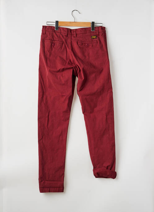 Pantalon chino elasticitate mărime normală roșu DAYTONA homme