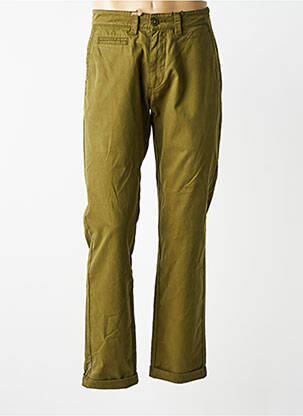 Pantalon chino elasticitate mărime normală verde DAYTONA bărbat