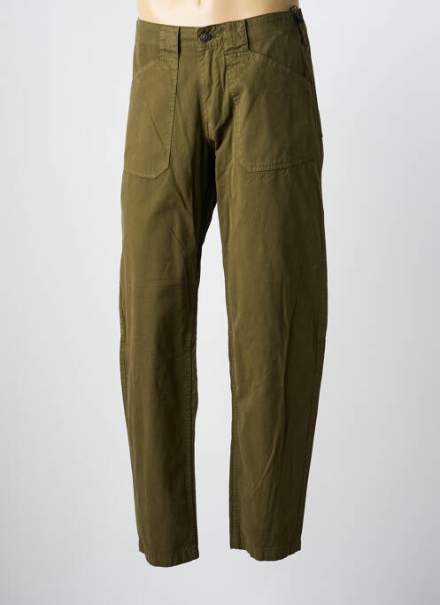 Pantalon drept țesătură poplin mărime normală verde DAYTONA homme