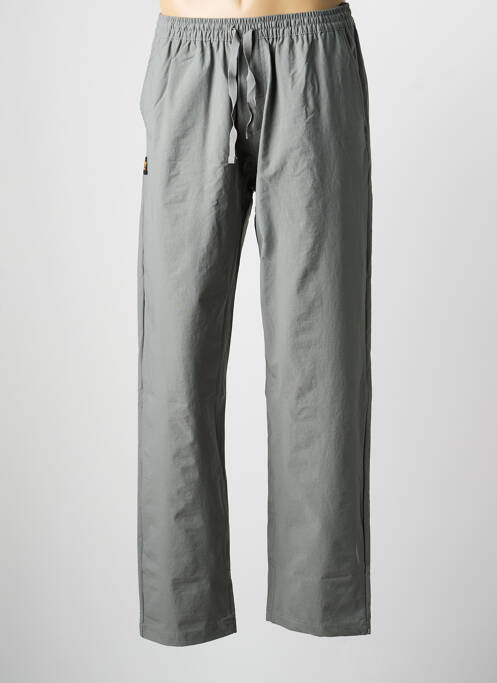 Pantalon drept țesătură poplin mărime normală gri DAYTONA homme