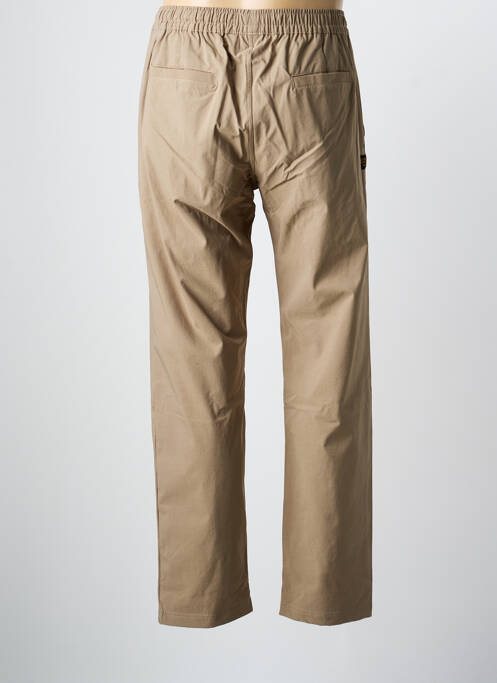 Pantalon drept țesătură poplin mărime normală bej DAYTONA homme