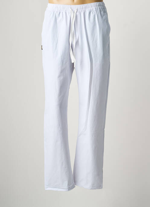 Pantalon drept țesătură poplin mărime normală alb DAYTONA homme