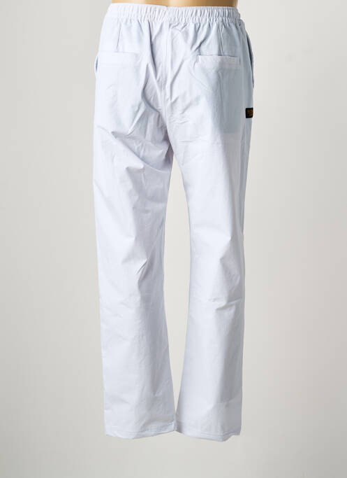 Pantalon drept țesătură poplin mărime normală alb DAYTONA homme