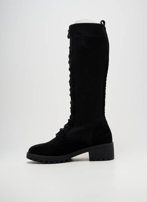 Cizme vârf rotund toc de 4 la 6 cm negru LPB femme
